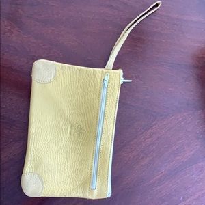 Italian leather wristlet from Florence Italy